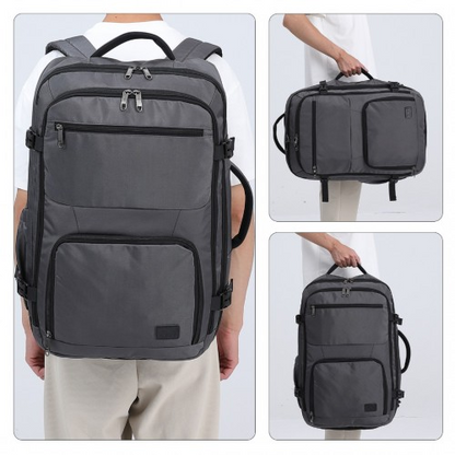 EM2207 - Kono Multifunctional Portable Travel Backpack Cabin Luggage Bag - Grey