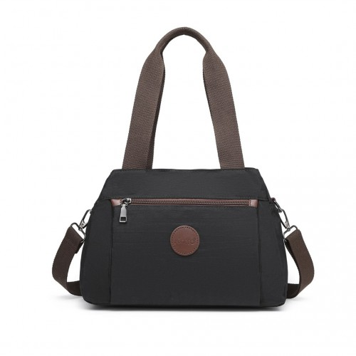 Kono Waterproof Multi-Functional Handbag Cross Body Bag - Black | Stylish & Versatile