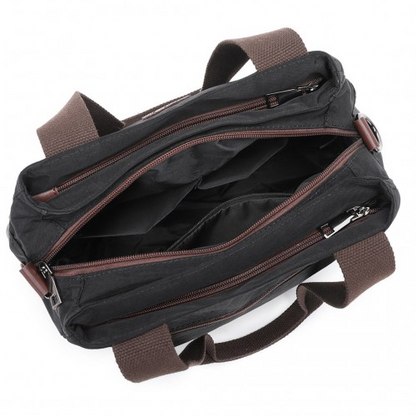 Kono Waterproof Multi-Functional Handbag Cross Body Bag - Black | Stylish & Versatile