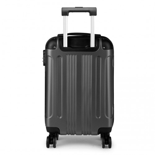 Kono 19 Inch ABS Hard Shell Suitcase Luggage - Grey | Lightweight & Durable