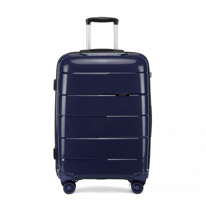 K1997L - KONO 24 INCH HARD SHELL PP SUITCASE - NAVY