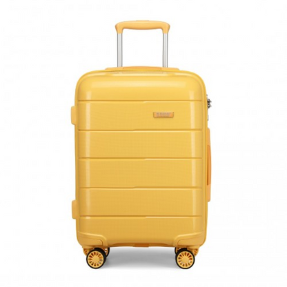 K1997L - KONO 24 INCH HARD SHELL PP SUITCASE - YELLOW