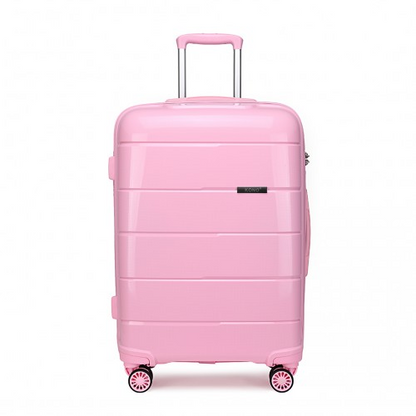 K1997L - KONO 28 INCH HARD SHELL PP SUITCASE - PINK