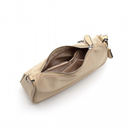 Miss Lulu Cross-Body Handbag with Detachable Pouch in Khaki - Versatile, Stylish, Durable