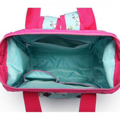 Miss Lulu Child's Unicorn Backpack with Pencil Case - Blue | High-Quality, Adorable Design for Kids