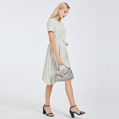 Miss Lulu Leather Look Midi Handbag - Grey | Elegant & Stylish Women's Handbag