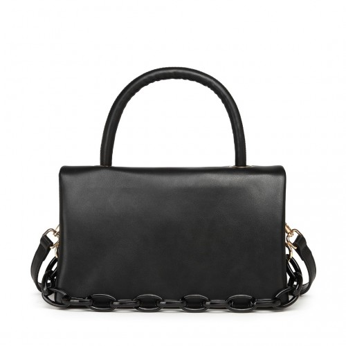 Miss Lulu Black Versatile Chain Handbag Crossbody Bag - LB2122