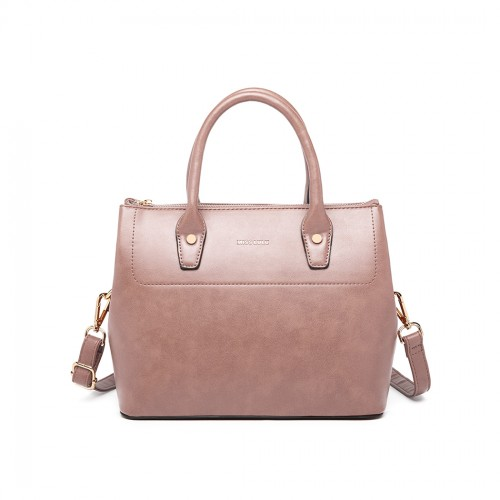 Miss Lulu Silk Scarf Shoulder Bag - Pink | Elegant & Versatile