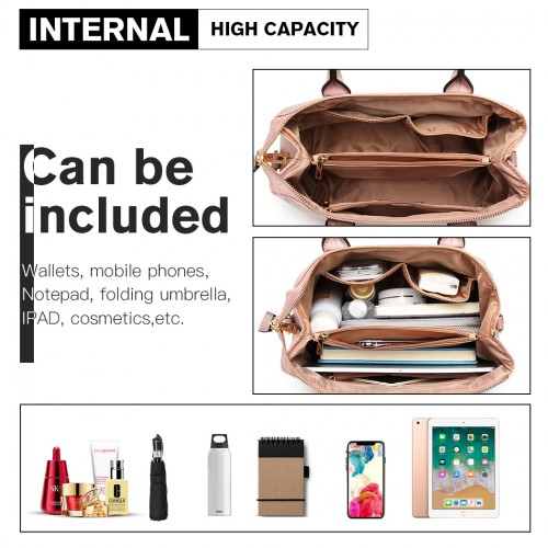 Miss Lulu Silk Scarf Shoulder Bag - Pink | Elegant & Versatile