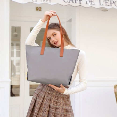 Miss Lulu Casual Waterproof Shopping Tote Bag - Black | Stylish & Functional