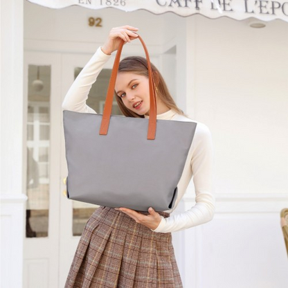 Miss Lulu Casual Waterproof Shopping Tote Bag - Black | Stylish & Functional