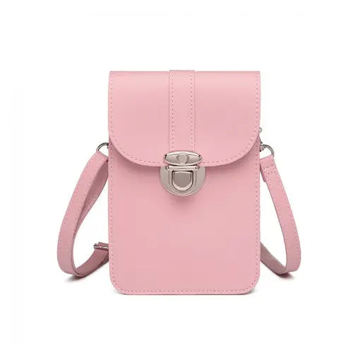 Miss Lulu Multi Use Purse Clutch Mini Shoulder Bag - Pink | Stylish & Versatile Women's Accessory
