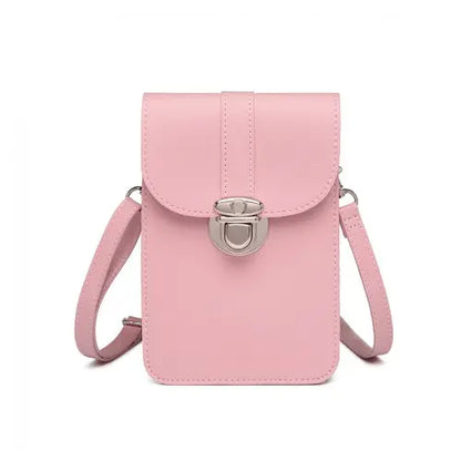 Miss Lulu Multi Use Purse Clutch Mini Shoulder Bag - Pink | Stylish & Versatile Women's Accessory