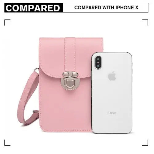 Miss Lulu Multi Use Purse Clutch Mini Shoulder Bag - Pink | Stylish & Versatile Women's Accessory