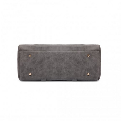 Miss Lulu Leather Look Maternity Changing Shoulder Bag – Stylish & Practical Grey Bag Set