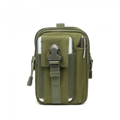 Kono Casual Small Canvas Cross Body Bag - Green | Lightweight & Durable