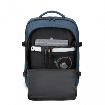 Kono Multi-level High-capacity Cabin Bag Travel Backpack - Navy | EM2232