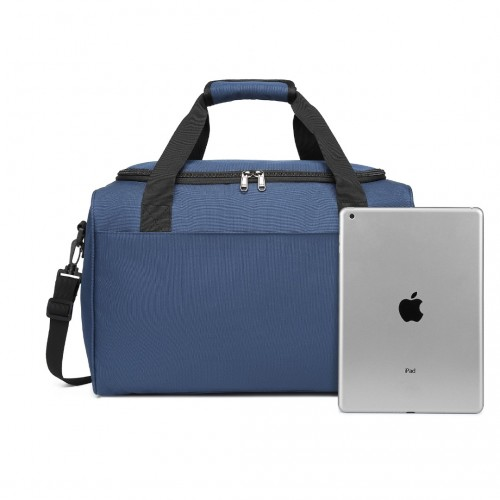 Kono Structured Travel Duffle Bag - Navy
