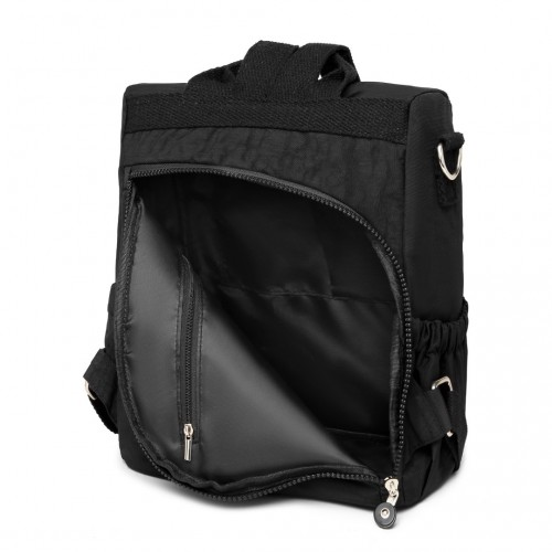 Kono Multi Way Anti-theft Waterproof Backpack Shoulder Bag - Black: Versatile & Secure for Every Occasion
