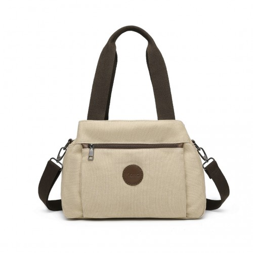 Kono Canvas Multi-Functional Cross Body Bag - Khaki | EH2045 | Versatile & Durable