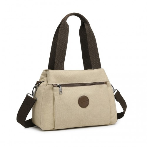 Kono Canvas Multi-Functional Cross Body Bag - Khaki | EH2045 | Versatile & Durable