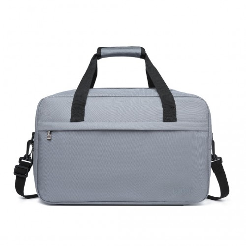 Kono Lightweight Multi-Purpose Unisex Sports Travel Duffel Bag - Light Grey | E1960M