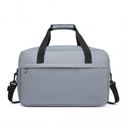 Kono Lightweight Multi-Purpose Unisex Sports Travel Duffel Bag - Light Grey | E1960M
