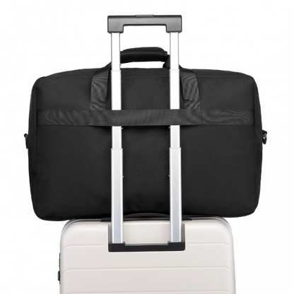 Kono Lightweight Multi Purpose Unisex Sports Travel Duffel Bag - Black | Versatile Gym, Travel & Hand Luggage Bag