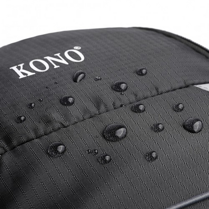Kono Multi Functional Outdoor Hiking Backpack With Rain Cover - 40L Capacity - Black