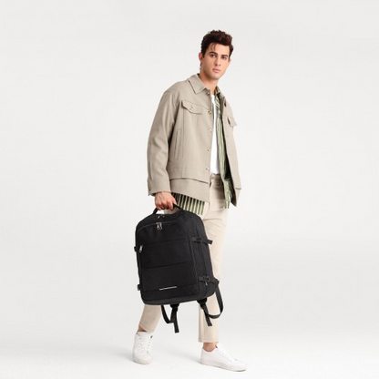 Kono Multi-level High-capacity Cabin Bag Travel Backpack - Black | EM2232