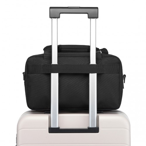 Kono Lightweight Multi Purpose Unisex Sports Travel Duffel Bag - Black | Durable & Versatile Gym, Travel & Hand Luggage Bag