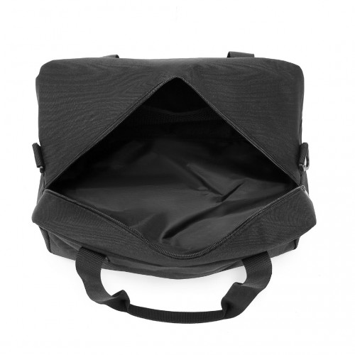 Kono Lightweight Multi Purpose Unisex Sports Travel Duffel Bag - Black | Durable & Versatile Gym, Travel & Hand Luggage Bag