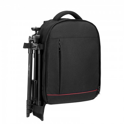 Kono Water Resistant Shockproof DSLR Camera Backpack - Black, for Photographers & Travelers