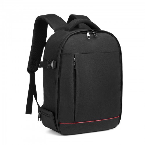 Kono Water Resistant Shockproof DSLR Camera Backpack - Black, for Photographers & Travelers