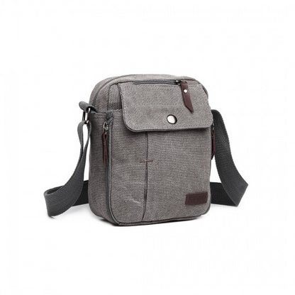 E1971 - Kono Multi Pocket Cross Body Shoulder Bag - Grey | Durable & Stylish Daily Companion