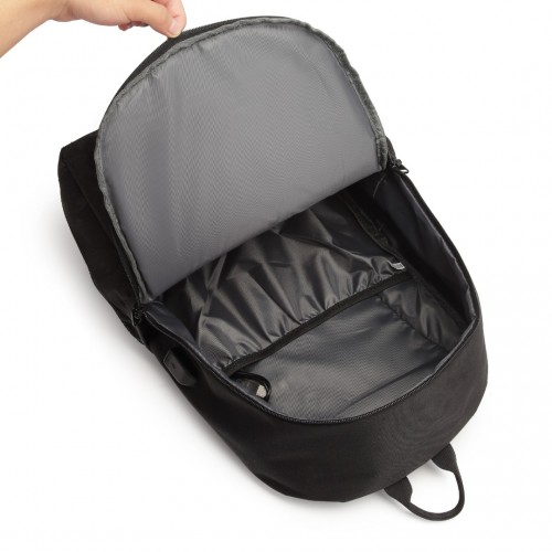 Kono Glow In The Dark Waterproof USB Charging Backpack with Pencil Case - Black | Durable & Stylish | Fits 15.6" Laptops & Tablets | Ideal for School, Travel & Daily Use