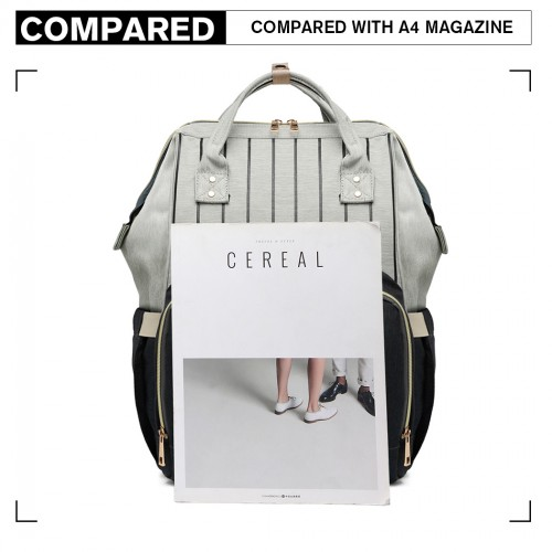 Miss Lulu Multi Function Baby Diaper Changing Backpack - Black | Premium Quality & Versatile Design