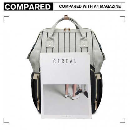 Miss Lulu Multi Function Baby Diaper Changing Backpack - Black | Premium Quality & Versatile Design