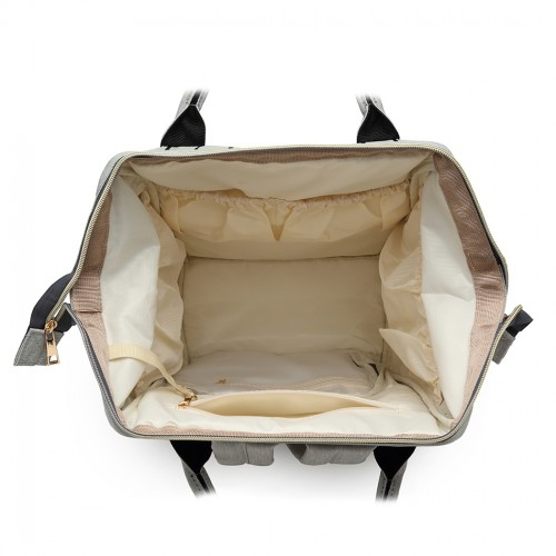 Miss Lulu Multi Function Baby Diaper Changing Backpack - Black | Premium Quality & Versatile Design