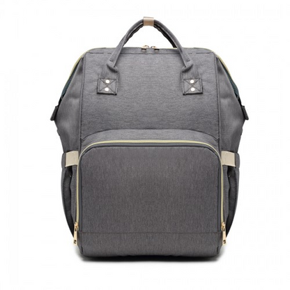Miss Lulu Multi-Function Baby Diaper Changing Backpack - Grey | Spacious & Stylish