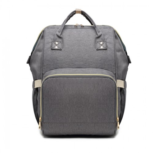 Miss Lulu Multi-Function Baby Diaper Changing Backpack - Grey | Spacious & Stylish