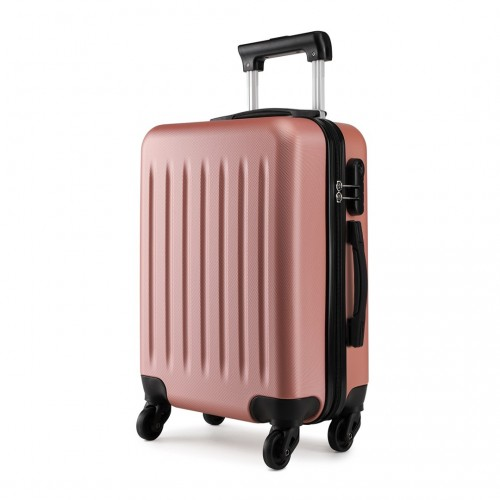 Kono 28 Inch ABS Hard Shell Luggage 4 Wheel Spinner Suitcase - Nude
