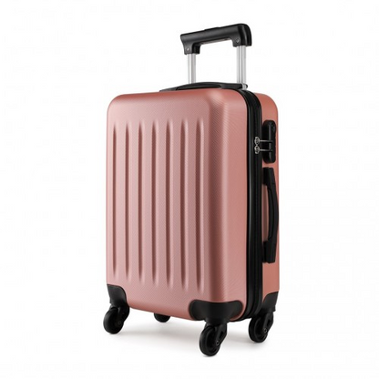 Kono 28 Inch ABS Hard Shell Luggage 4 Wheel Spinner Suitcase - Nude