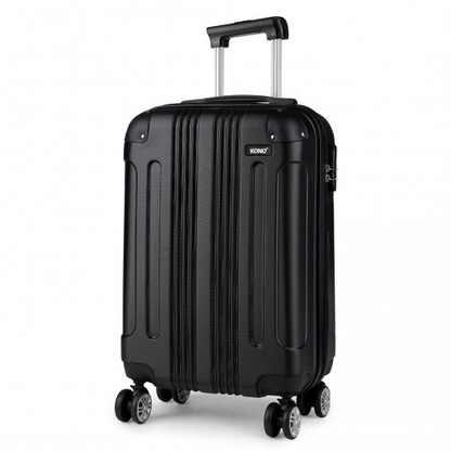 Kono 19 Inch ABS Hard Shell Suitcase Luggage - Black