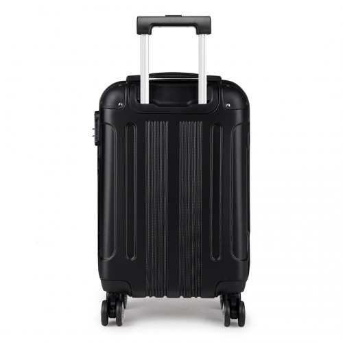 Kono 19 Inch ABS Hard Shell Suitcase Luggage - Black