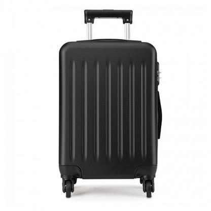 Kono 28 Inch ABS Hard Shell Luggage - 4 Wheel Spinner Suitcase, Black
