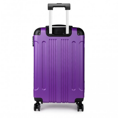 Kono 19 Inch ABS Hard Shell Suitcase Luggage - Purple | Lightweight & Durable