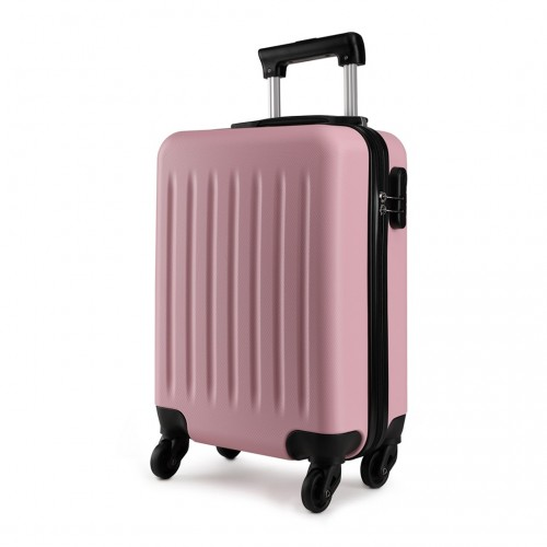Kono 19 Inch ABS Hard Shell Carry On Luggage - Pink | Lightweight & Durable