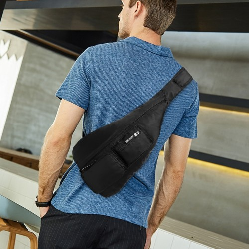 Miss Lulu Casual Single Strap Sling Backpack - Black | Lightweight & Durable