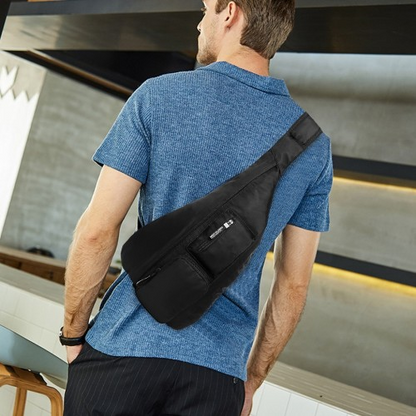 Miss Lulu Casual Single Strap Sling Backpack - Black | Lightweight & Durable